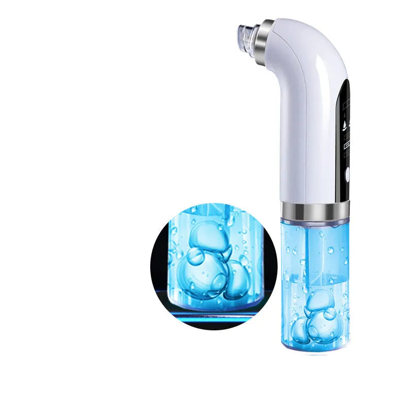 Small micro bubble skin beauty instrument with host, 6 probes, and USB charger