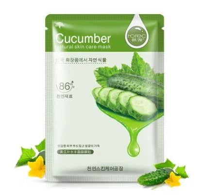 Aloe Vera Body Care Moisturizing Mask 30g white sheet face mask from Han Han Mask Series