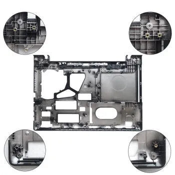 Lenovo G50 series laptop bottom case replacement part with D-shell design