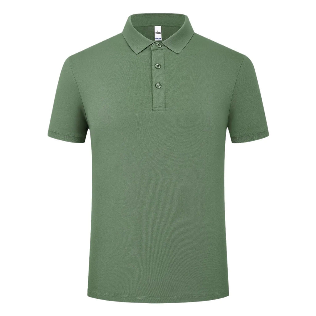 Solid colour short sleeve workwear polo shirt for men in a regular fit, available in 14 colours including white and blue