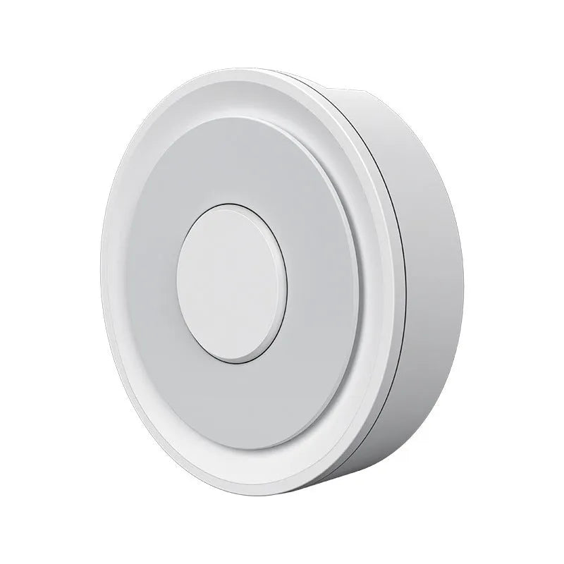 White ZigBee smart home gateway measuring 78mm with USB connection for controlling multiple devices