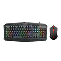 RedragonS101-1 black wired gaming keyboard and mouse set with USB and photoelectric technology