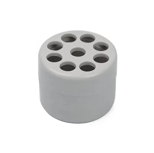 Plastic spiral stem bracket in green for flower arrangement, two sizes available