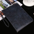 Imitation leather tablet protection cover in flip style for iPad with sleep function, apricot colour option
