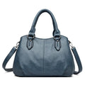 Large capacity crossbody backpack in dumpling shape with PU material and visible sewing line detailing