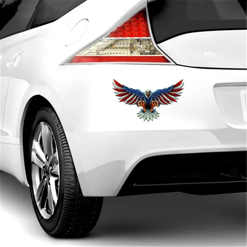 American Eagle reflective car sticker made of PET with strong adhesion in R-118 style