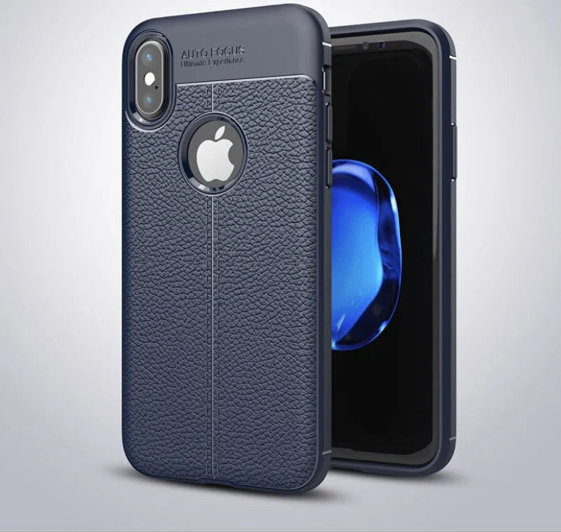 WeFor PU leather and silicone protective case for OnePlus 6, 5, and 5T phones in multiple colours.