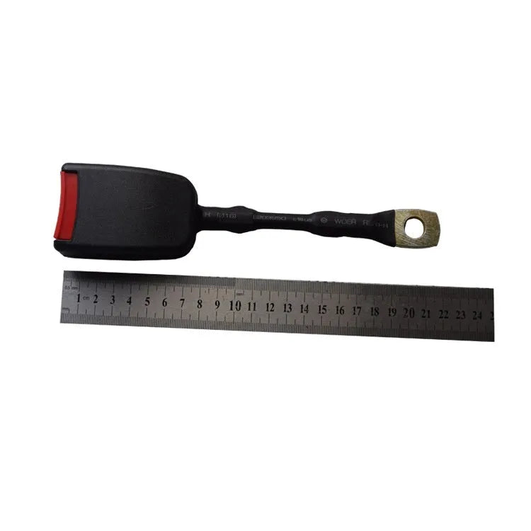 Car seat belt socket buckle with 20cm steel wire base for 21cm insert width vehicles