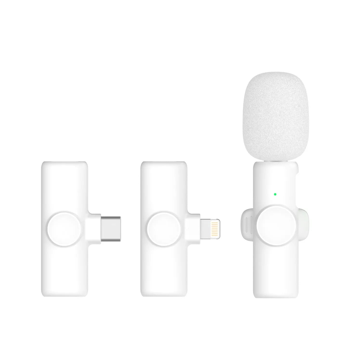 2.4G wireless microphone live sound card with noise reduction sponge in choice of colours