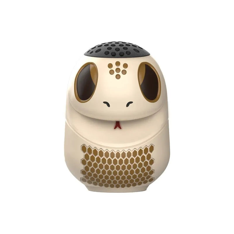 TK900 white wireless Bluetooth speaker with LED lights showing card slot and USB port