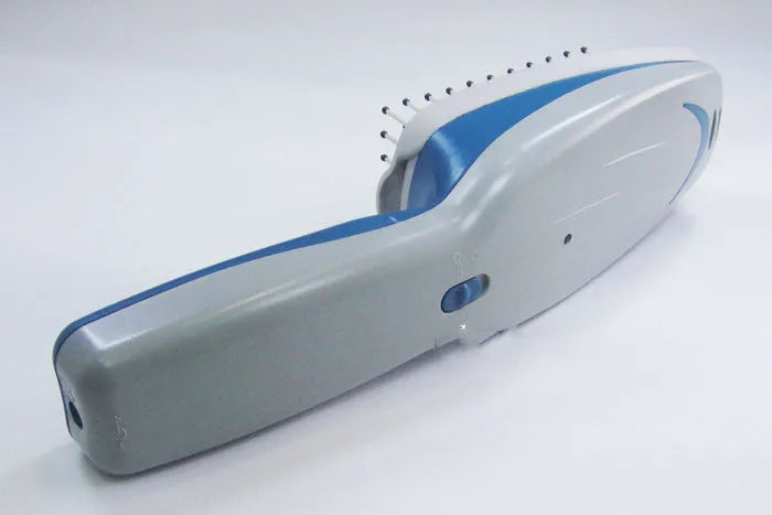 Pet comb with negative ion and ozone function, 21.5cm length, removable brush head, 78 comb teeth