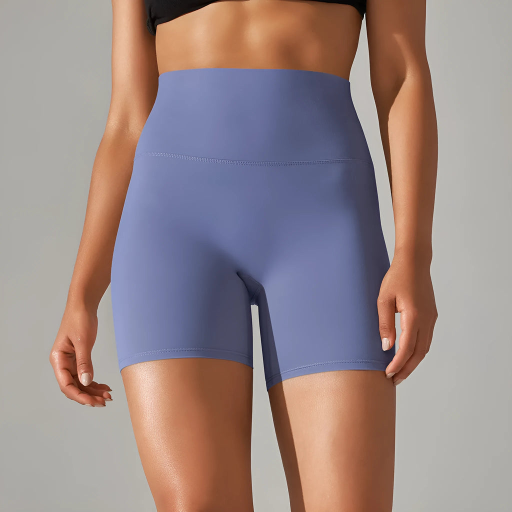 Women's high waist fitness pants in dark green with belly contracting design for sports and daily wear