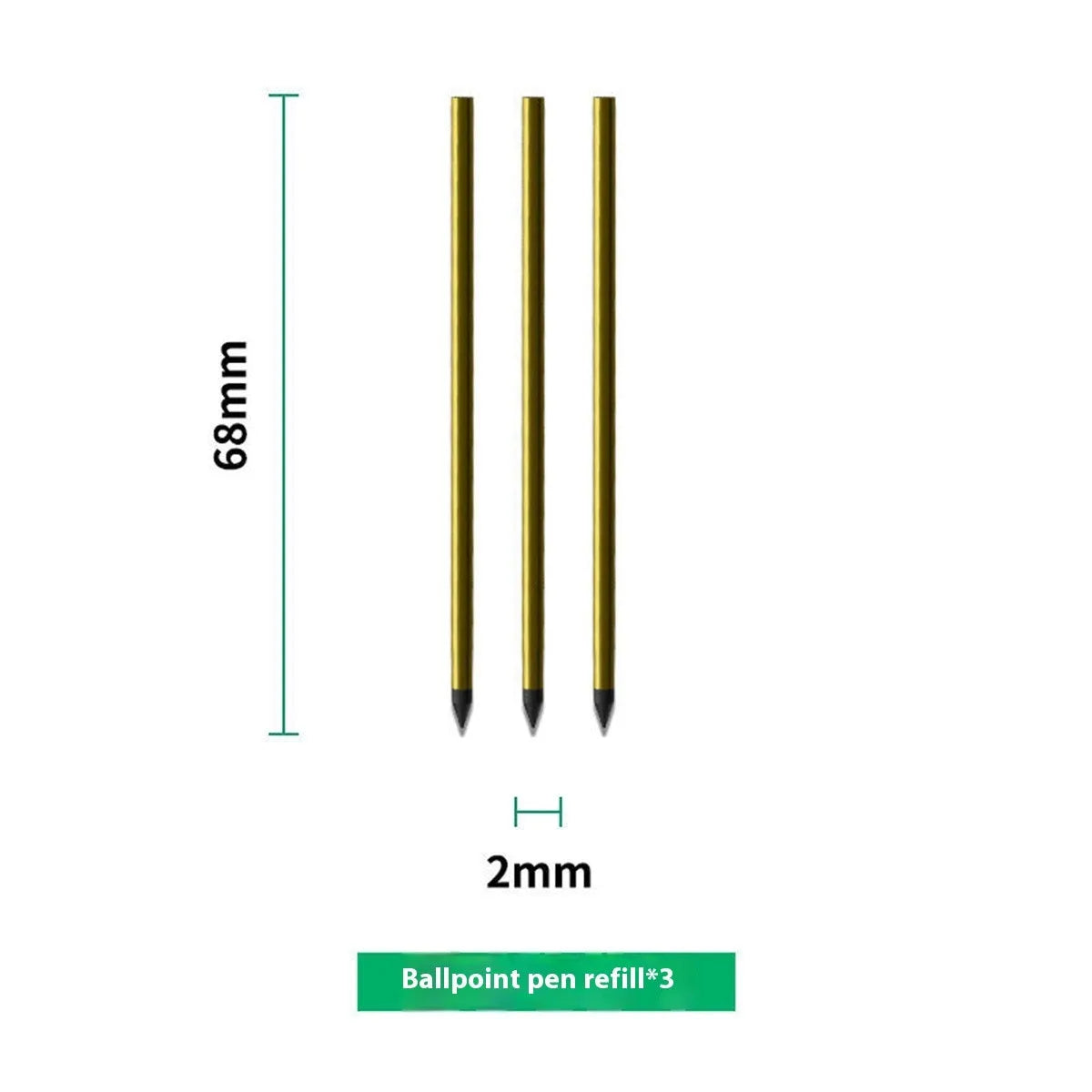 A5 6-hole loose leaf notebook refill set with Zodiac Forest paper and three types of metal-core pen refills.