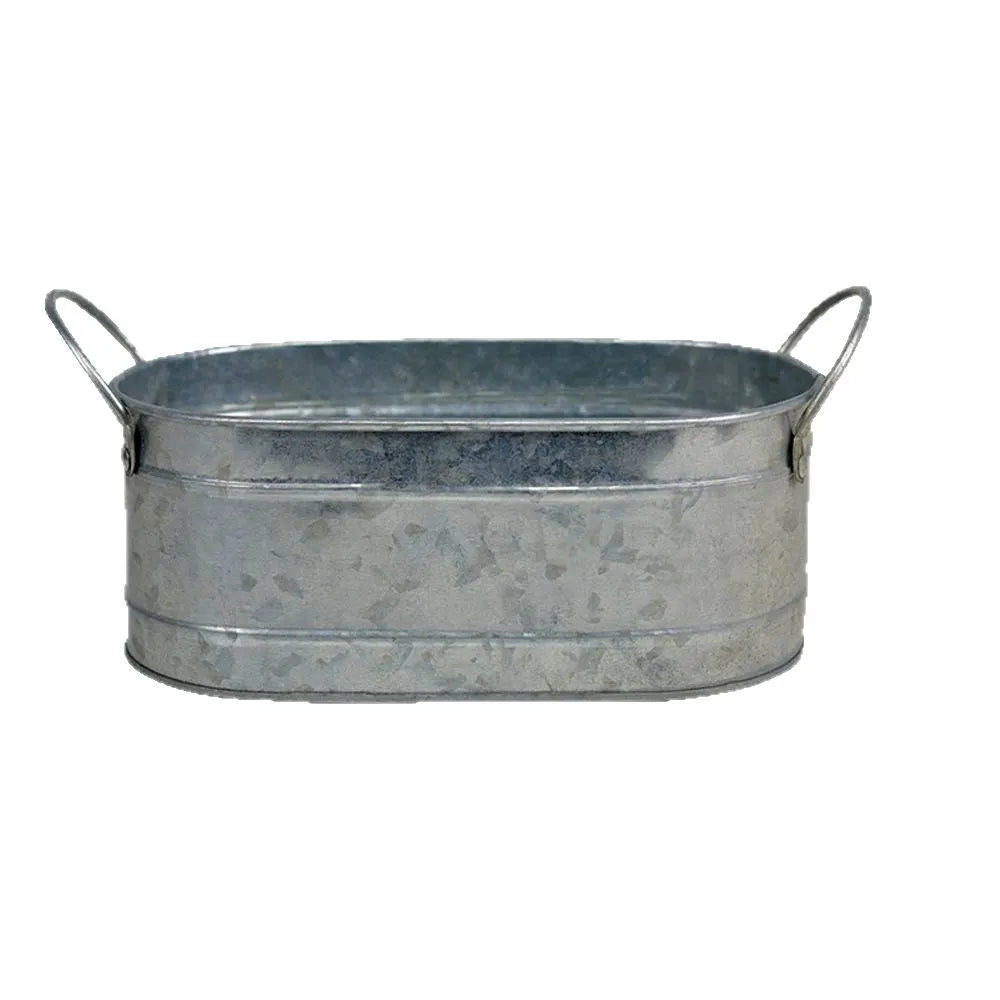 Iron sheet succulent flower pot desktop style metal planter for indoor cacti