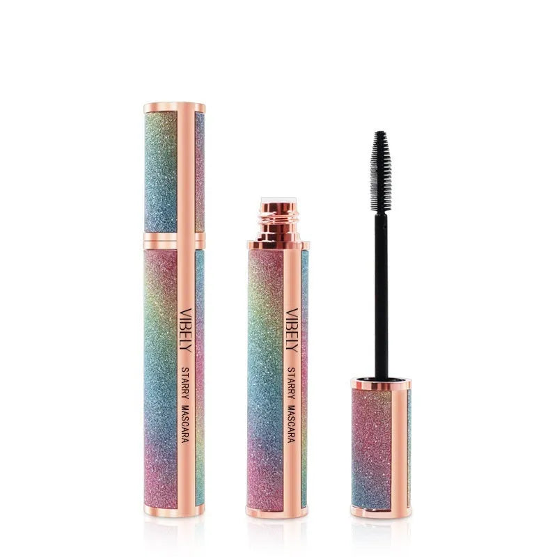 4D waterproof black mascara with applicator for long thick curling eyelashes