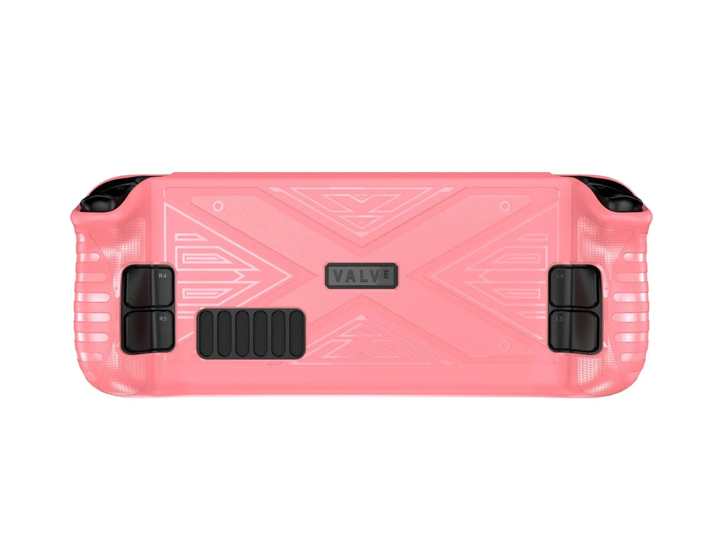Steam Deck TPU protective cover soft shell case in black, blue or red colour options