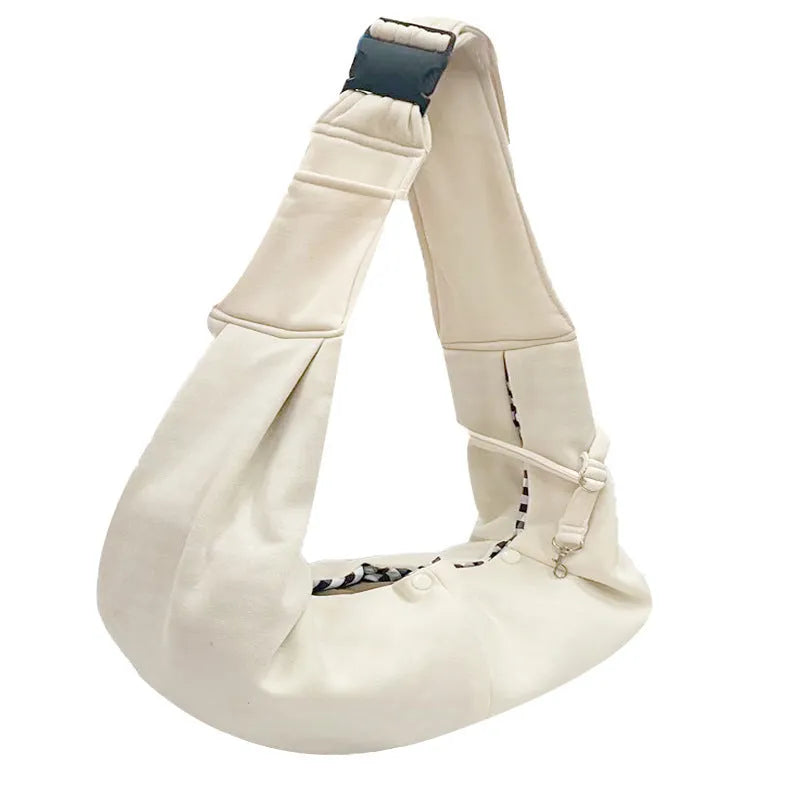 Soft adjustable shoulder strap dog carrier bag in multiple colour options for pets under 7.5kg