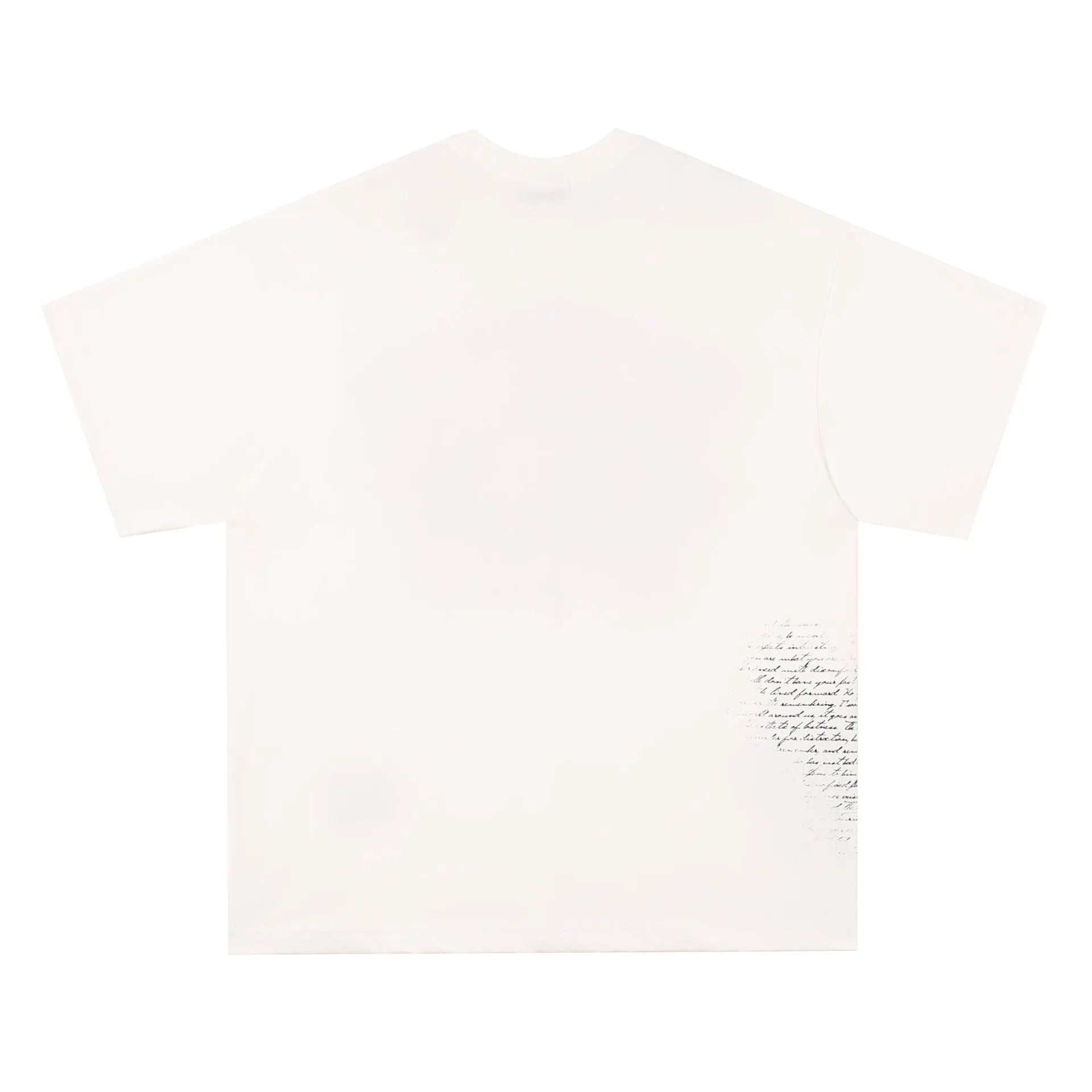 American Retro Hip Hop Gothic pure cotton T-shirt with letter pattern in white or black colours
