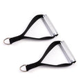 Black aluminium polyester gantry handle pair for fitness equipment, weight 0.27kg, on a gym rack