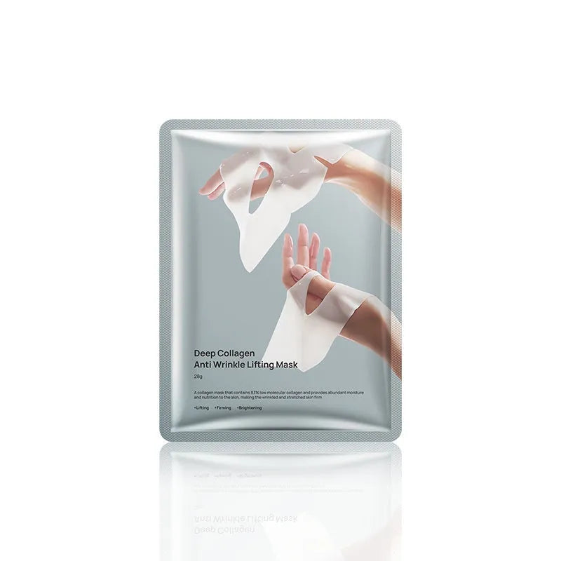 28ml collagen anti-wrinkle moisturising face mask single piece packaging