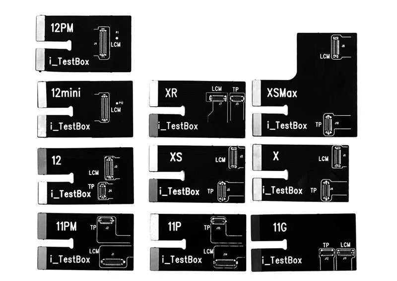 Intelligent mobile phone screen tester with ABS and metal housing for Apple, Samsung, Huawei, OPPO, Vivo and Xiaomi screen repair
