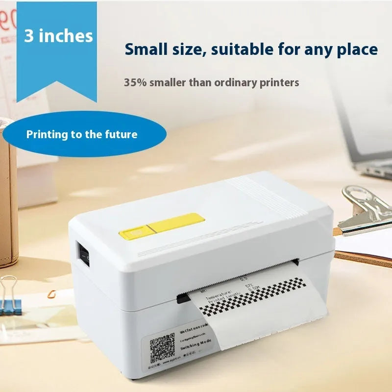 Thermal express order label printer with USB cable connection for shipping documentation