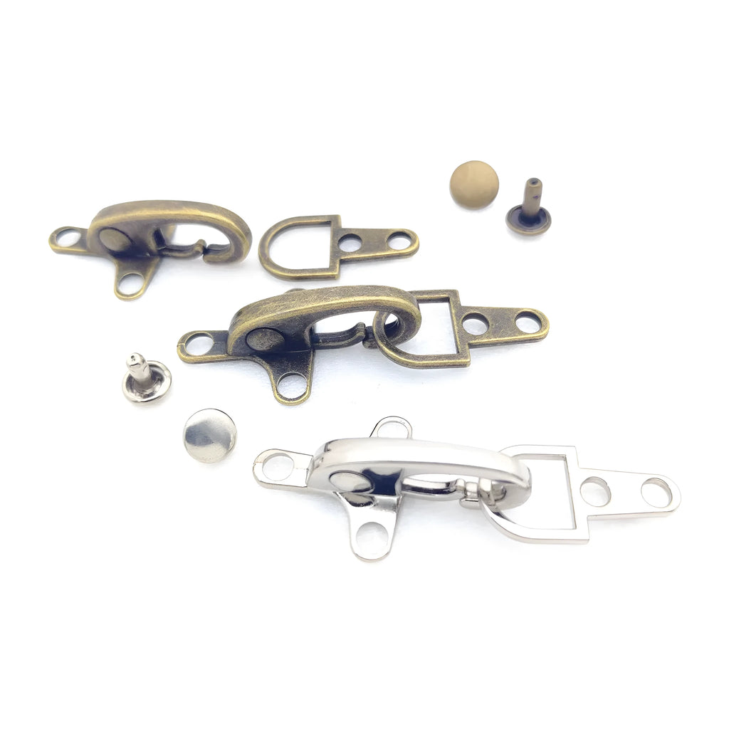 Zinc alloy aircraft buckle decoration measuring 5.85cm in bronze gold gun colour or silver finish