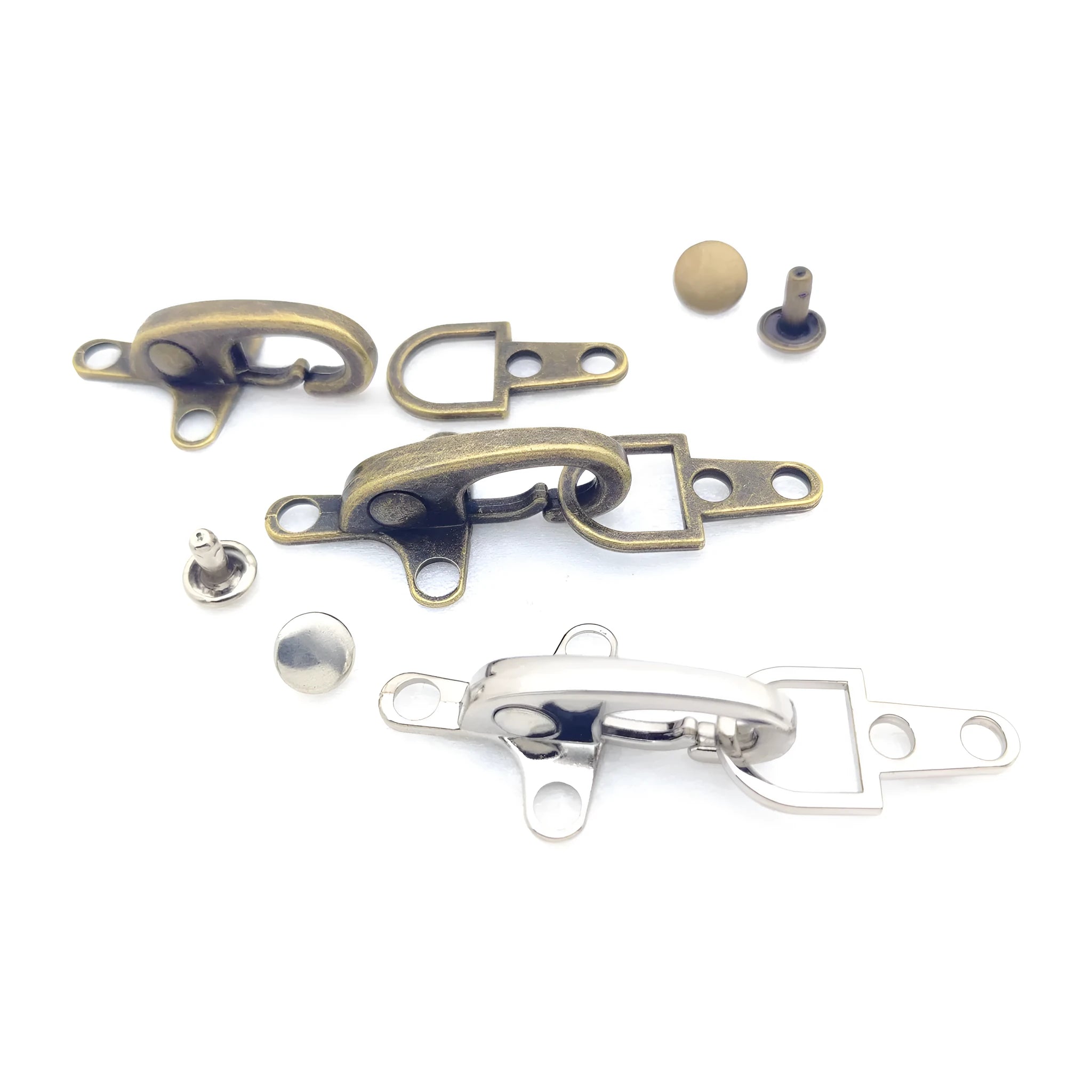 Zinc alloy aircraft buckle decoration measuring 5.85cm in bronze gold gun colour or silver finish