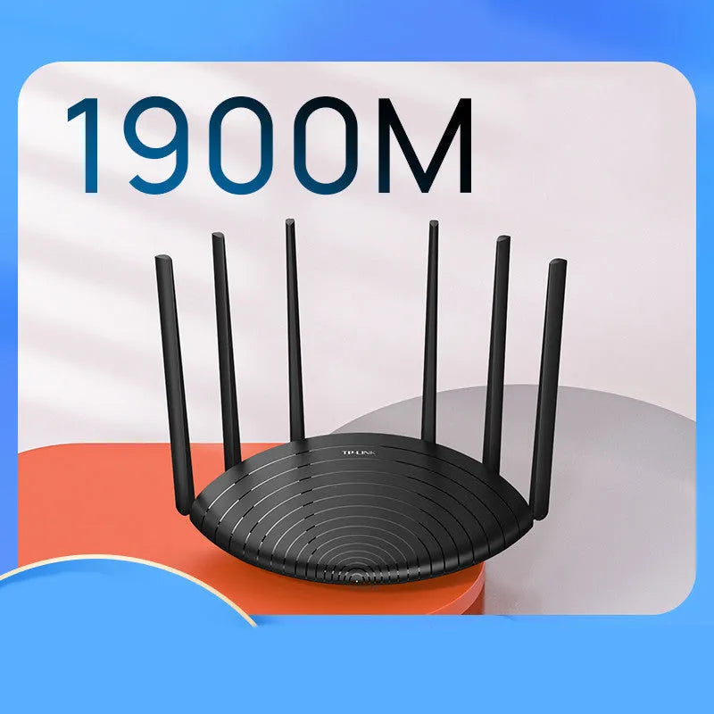 TL-WDR7661 Gigabit Edition AC1900 wireless home router with compact black casing.