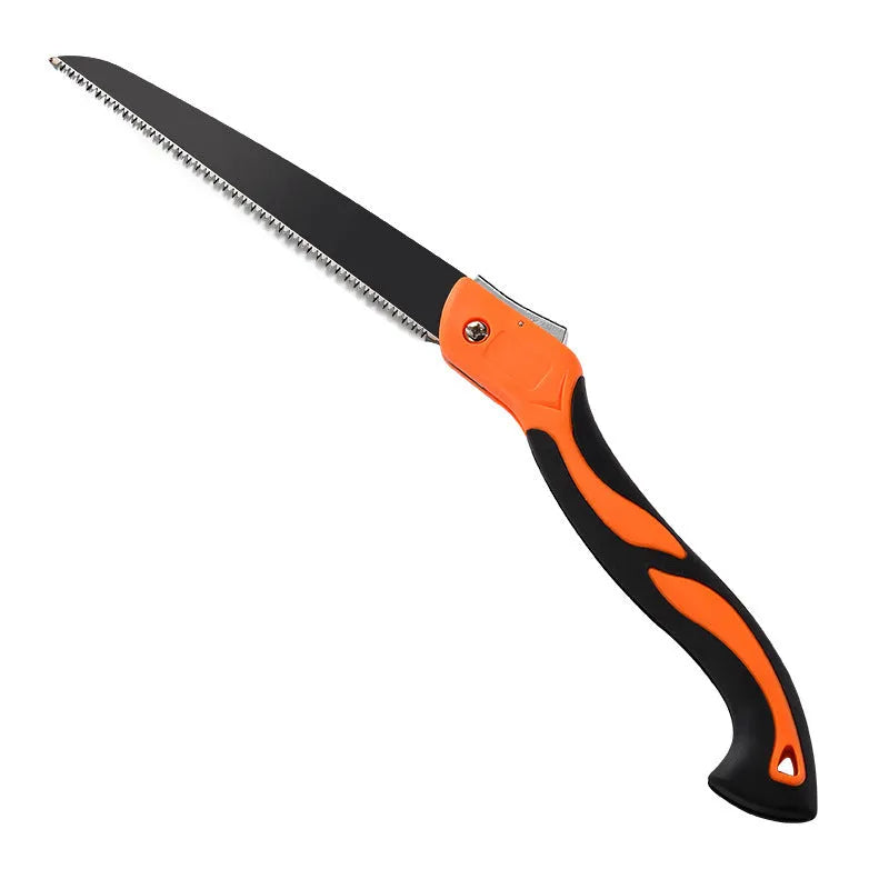 53cm folding saw with SK5 steel blade and ABS handle for wood cutting