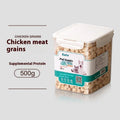 500g bag and barrel of freeze-dried chicken grain-free cat treats nuggets