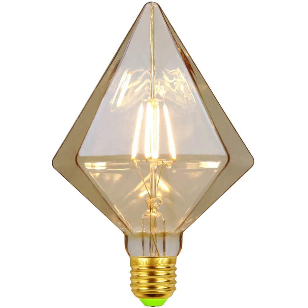 Retro glass lamp shaped bulb 220V 4W 360lm 110x160mm in a decorative shaped design