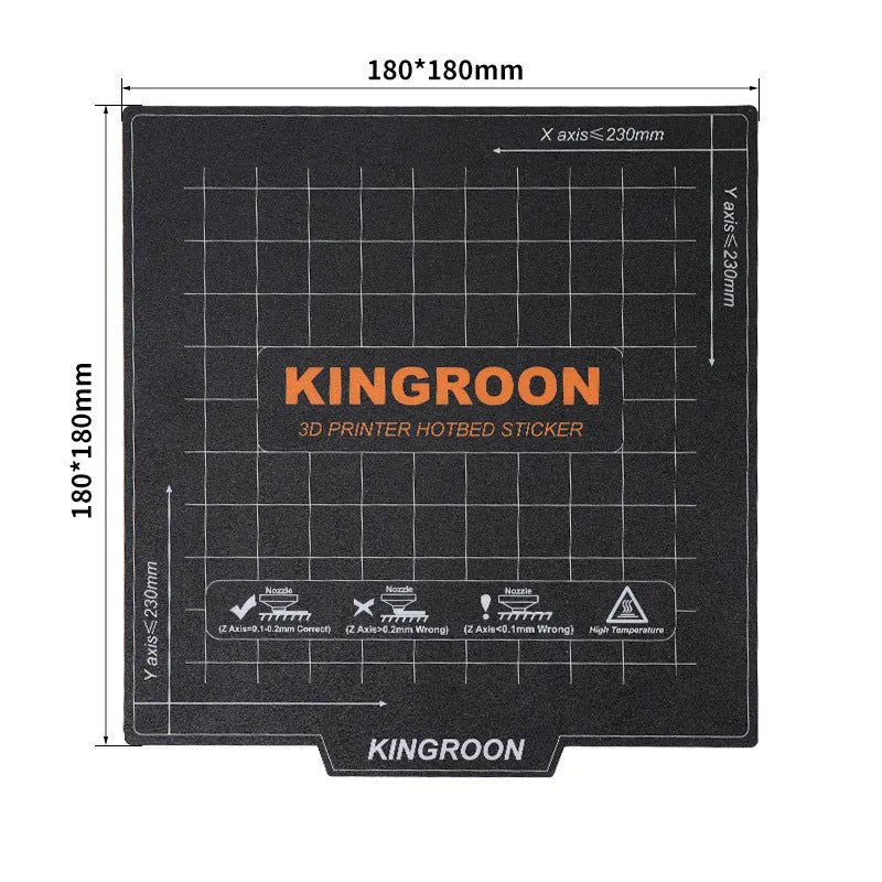 3D printing magnetic platform film with anti-warping edge on a hot bed