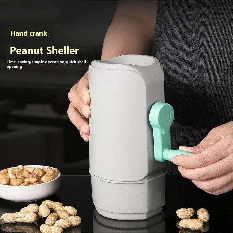 Automatic peanut sheller lazy household kitchen gadget solid colour ABSPP rubber modern simplicity style