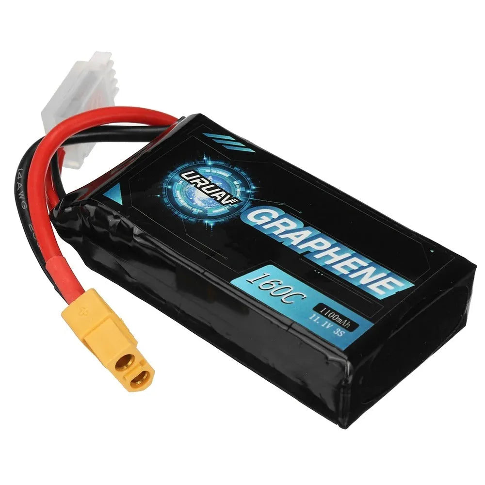 7.4V 1200mAh rectangular lithium battery for RC remote control model cars and ships
