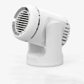 Black and white 12V car heater and defroster with hot cold warm settings for vehicle use