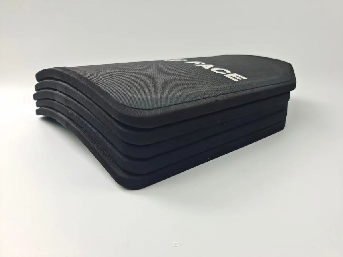Polyethylene Ceramic Plate Armored Vest for Security Use, Black, Average Size L, with Bulletproof Insert Plate, Cutting Angle and Square Options
