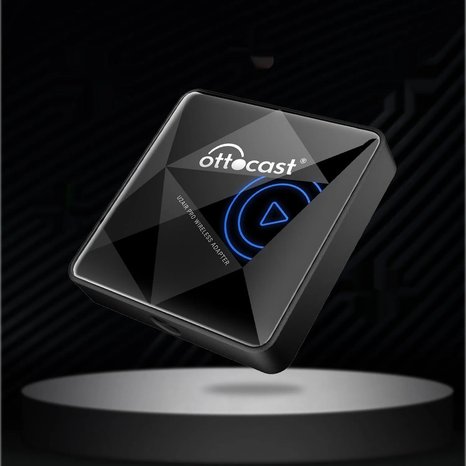 Wireless car Bluetooth AIBOX black box measuring 59mm with Type-C connector for vehicle audio conversion