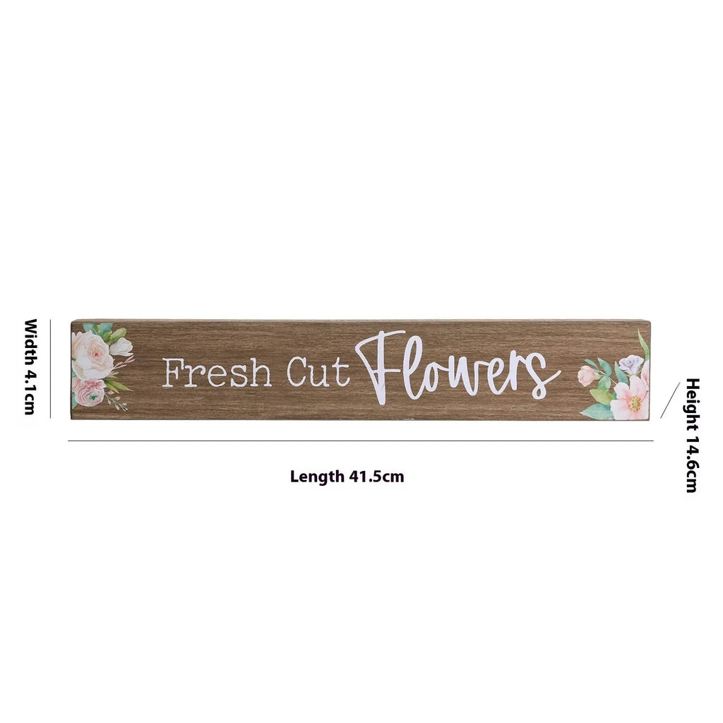 American country wooden word plate wall decoration hanging sign with natural wood texture