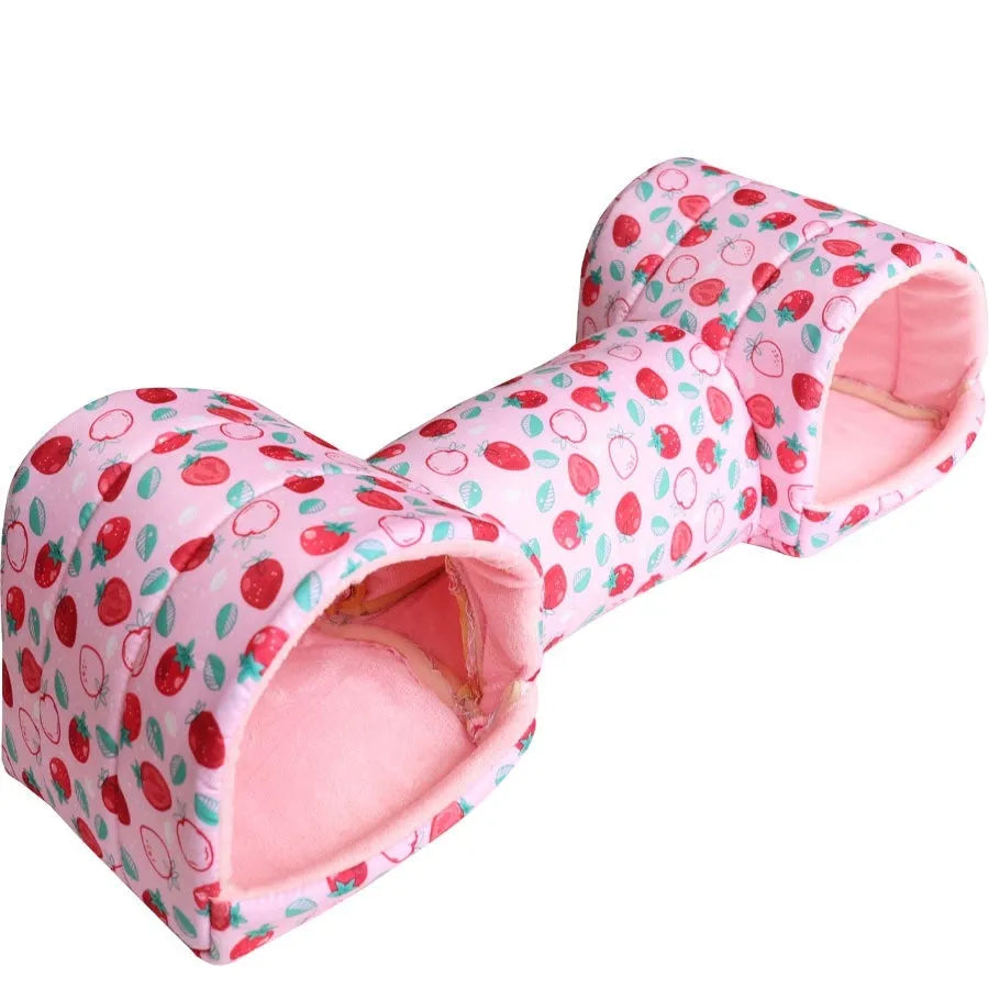 Polyester hamster nest pet villa in avocado colour for small animals
