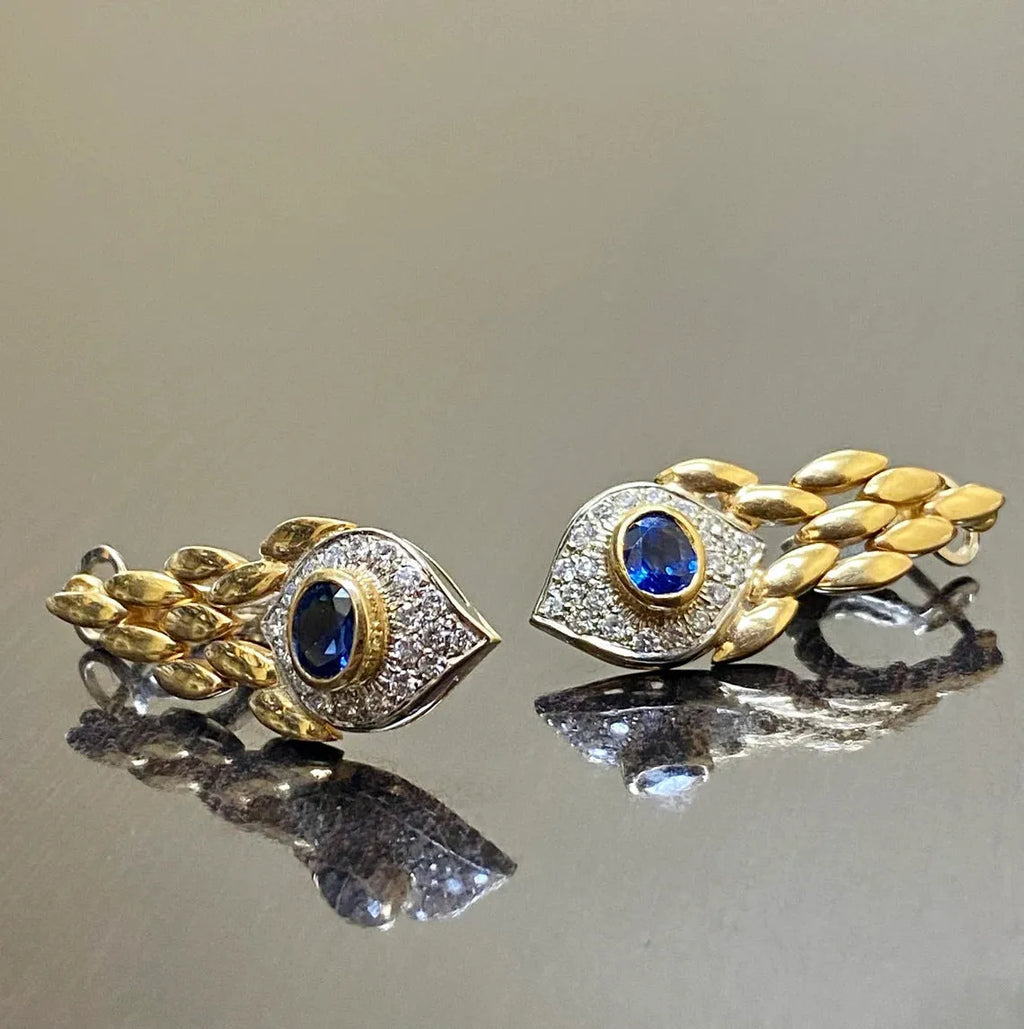Pair of snake motif earrings for women in imitation gold electroplated alloy, fashion OL style