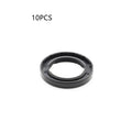 AG100 motorcycle oil seal kit with carbon steel frame and multiple rubber seal sizes from 7mm to 12mm thickness