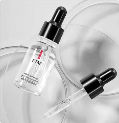 15ml facial serum bottle with hydrating pore minimising formula for universal skin