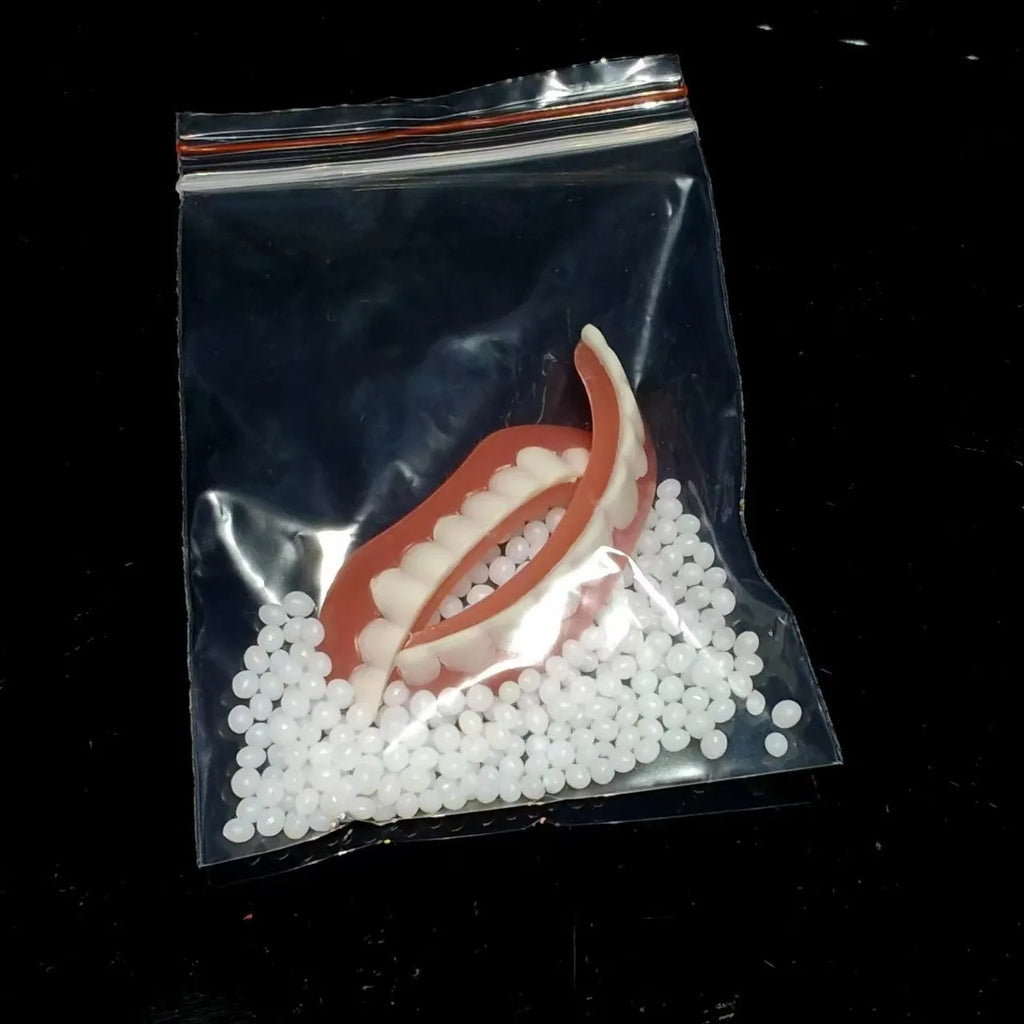 Silicone simulation smile dentures tooth socket with upper and lower teeth for dental training
