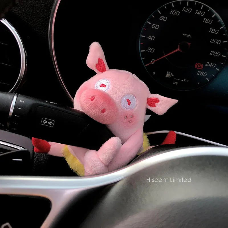 Cotton cartoon pilot dog car seat block decoration doll on vehicle seat