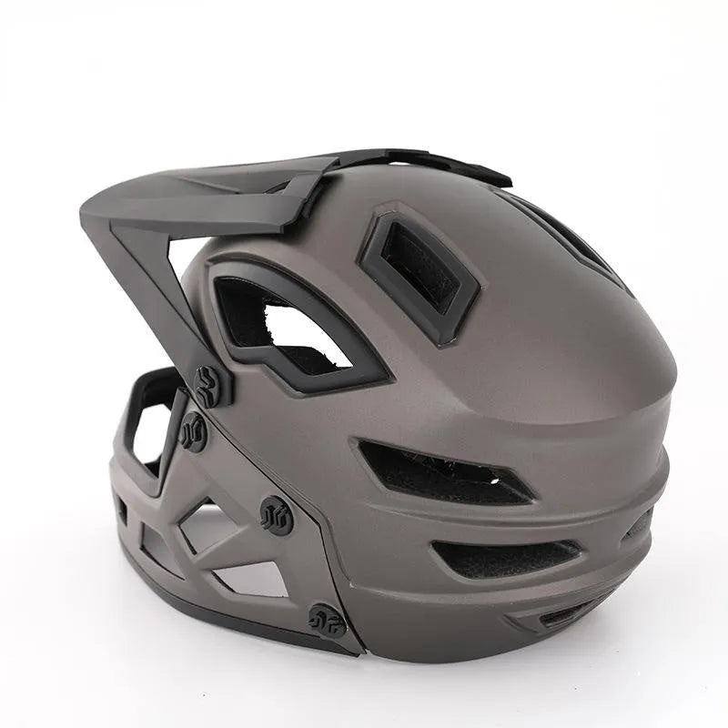 Unisex ABS bicycle helmet in black and grey for balance wheel and slide sports