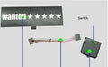 Dynamic Illumination EL Window Sticker Kit with 0.5mm panel thickness for car decoration