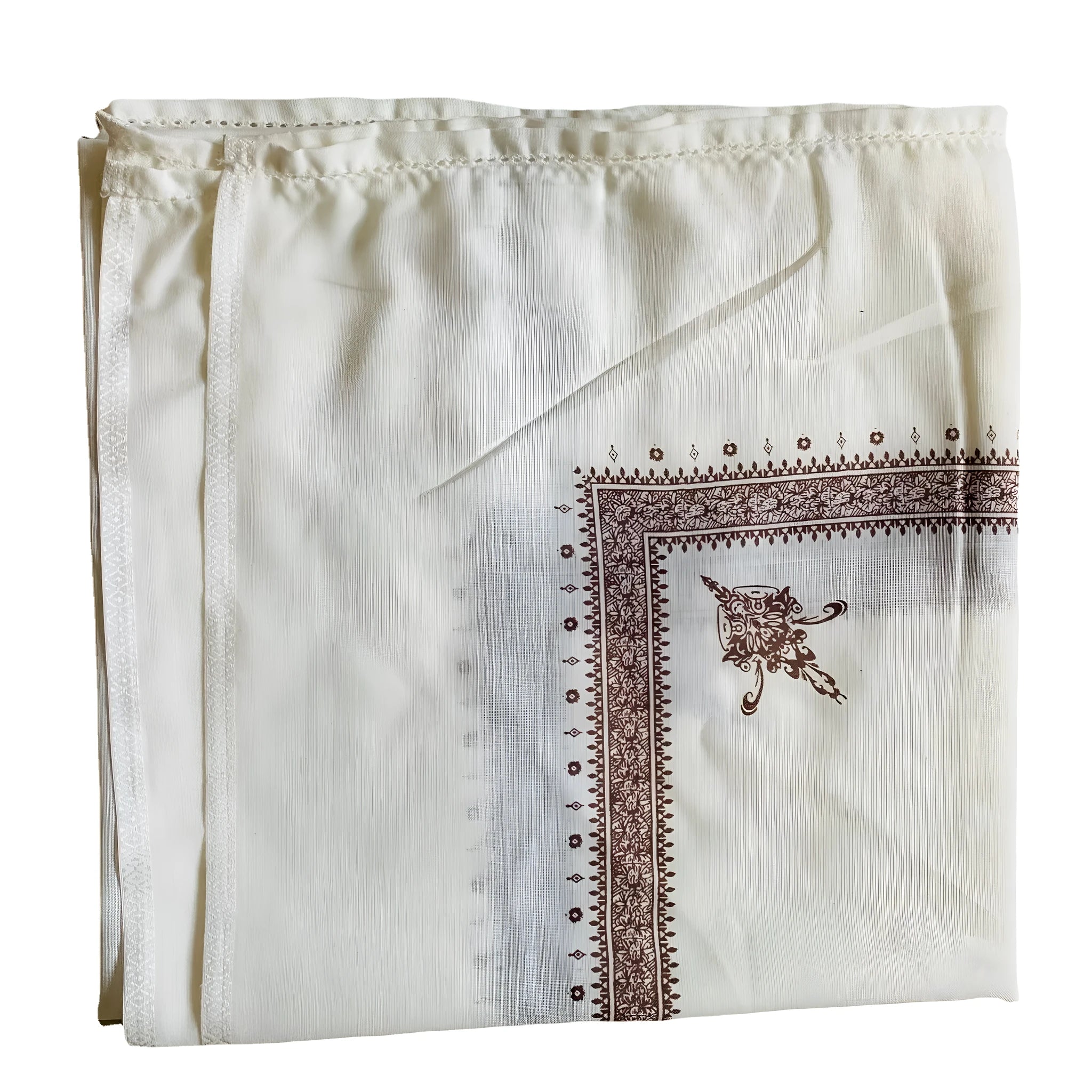 Printed square polyester scarf in multiple colour options measuring 138x138cm