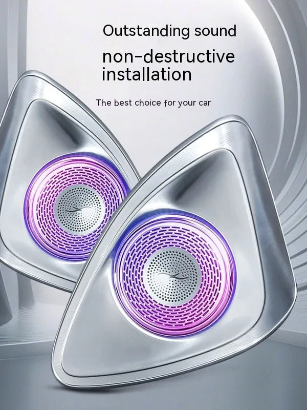 Mercedes-Benz GLC X254 rotating tweeter audio speaker pair with ABS waterproof construction