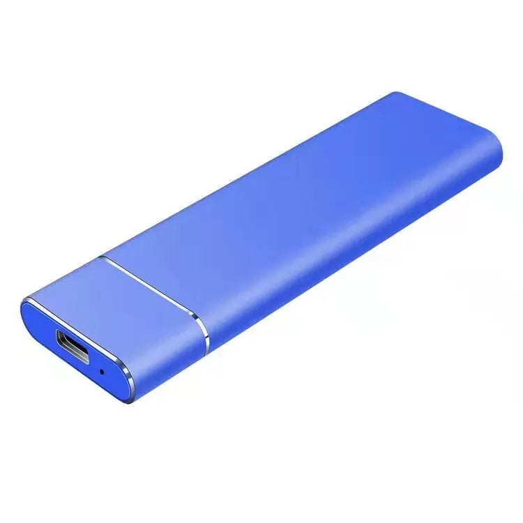 6TB external mobile hard disk with metal shell in black, blue, orange, red, or silver colour options